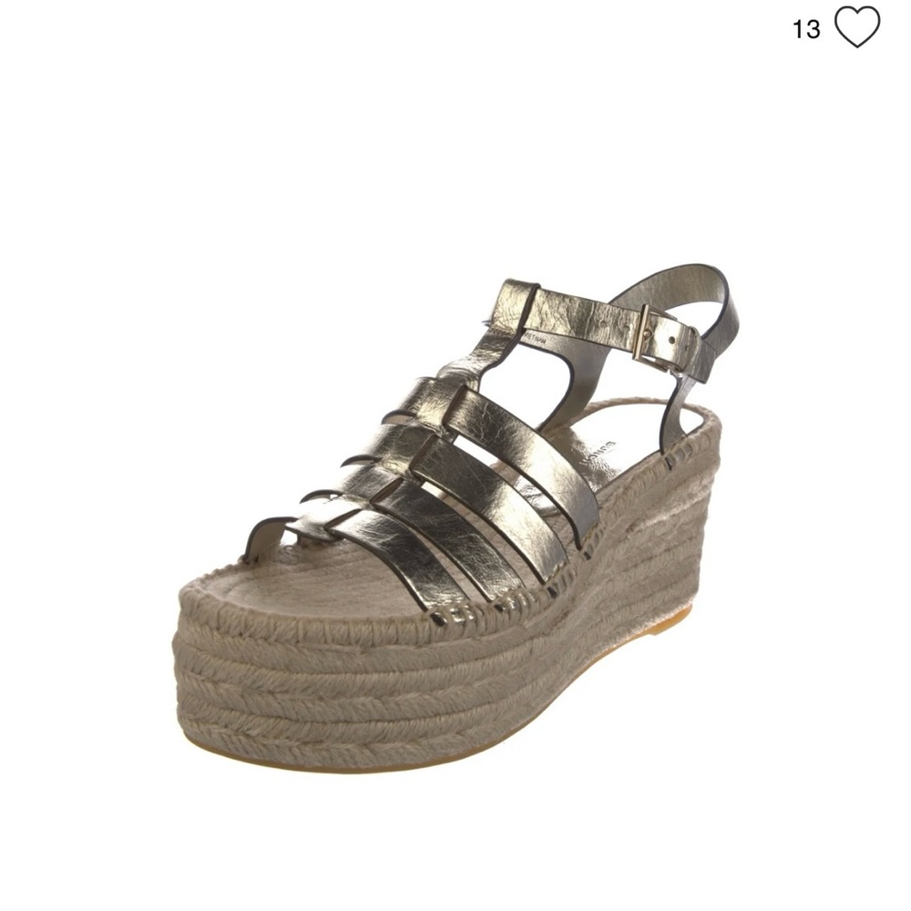 Tory Burch Fisherman Espadrille Wedge Sandals - NIB